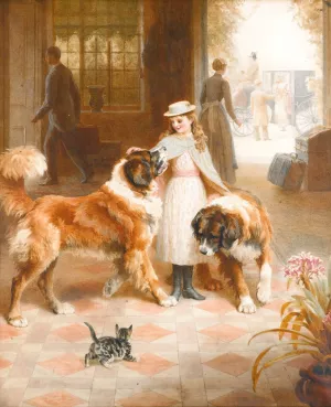 A Hearty Welcoming by Helena J. Maguire Oil Painting