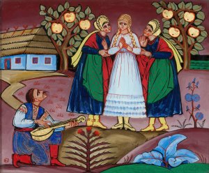 Serenade by Helena Schrammowna Oil Painting