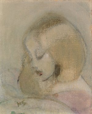 Annuli Reading by Helene Schjerfbeck Oil Painting
