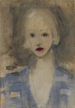 Blond Woman by Helene Schjerfbeck Oil Painting
