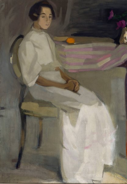 Costume Picture II  by Helene Schjerfbeck - Hand-Painted Oil Painting Reproduction