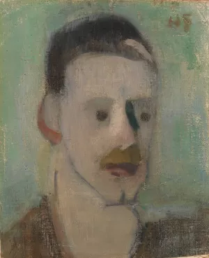Einar Reuter III by Helene Schjerfbeck Oil Painting