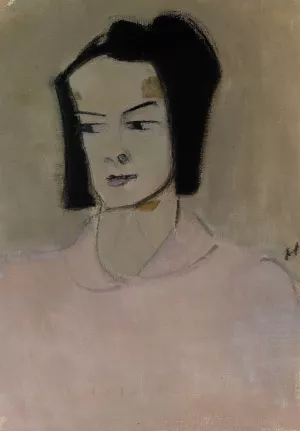 Finnish Nurse III Oil painting by Helene Schjerfbeck