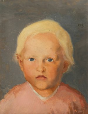 Flaxen-haired boy by Helene Schjerfbeck Oil Painting