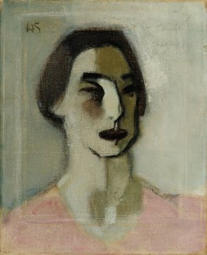 Forty Years Old by Helene Schjerfbeck Oil Painting