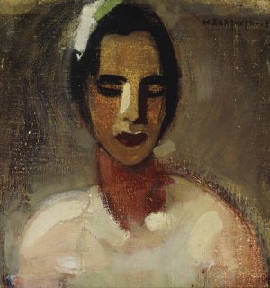 Girl from California I by Helene Schjerfbeck Oil Painting