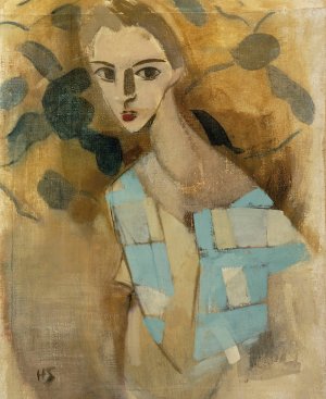 Girl From Eydtkuhne Ii by Helene Schjerfbeck Oil Painting