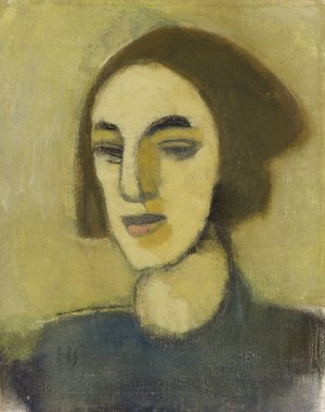 Girl from Loviisa by Helene Schjerfbeck Oil Painting