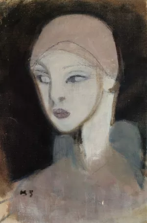 Girl from the Islands by Helene Schjerfbeck Oil Painting