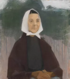 Granny by Helene Schjerfbeck Oil Painting