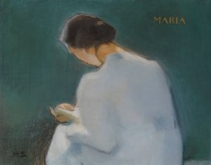 Maria by Helene Schjerfbeck Oil Painting