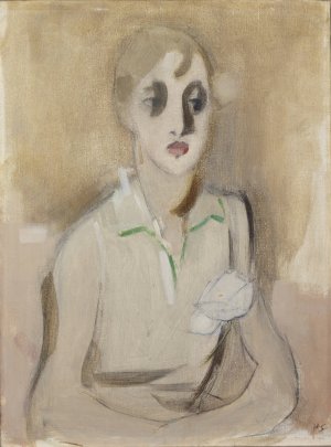 Modern Schoolgirl by Helene Schjerfbeck Oil Painting