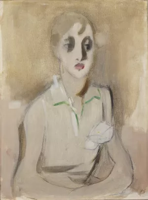 Modern Schoolgirl by Helene Schjerfbeck Oil Painting