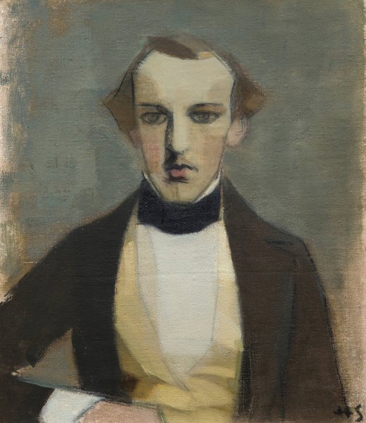 My Father by Helene Schjerfbeck - Hand-Painted Oil Painting Reproduction