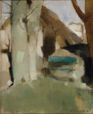 Shadow on the Wall II by Helene Schjerfbeck Oil Painting