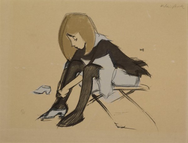 Silk Shoes  by Helene Schjerfbeck - Hand-Painted Oil Painting Reproduction