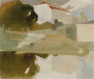 Sjundby Manor by Helene Schjerfbeck Oil Painting