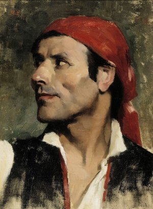 Spaniard by Helene Schjerfbeck Oil Painting