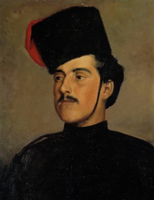 The Cossack by Helene Schjerfbeck Oil Painting