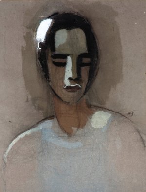 The girl from California by Helene Schjerfbeck Oil Painting