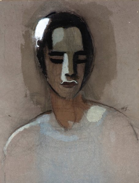 The girl from California by Helene Schjerfbeck - Hand-Painted Oil Painting Reproduction