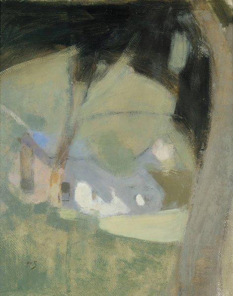 The Old Brewery  by Helene Schjerfbeck - Hand-Painted Oil Painting Reproduction