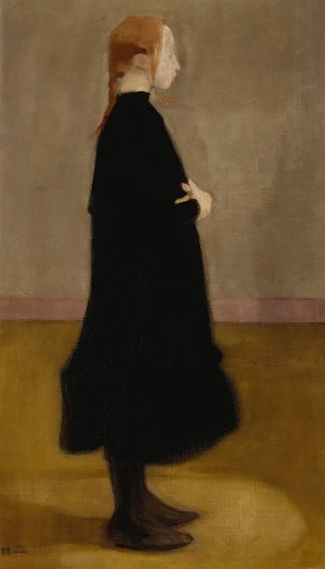 The School Girl Ii by Helene Schjerfbeck Oil Painting