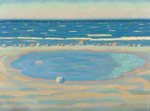 Beach Oland Oil painting by Helge Johansson