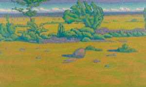 Oland by Helge Johansson Oil Painting