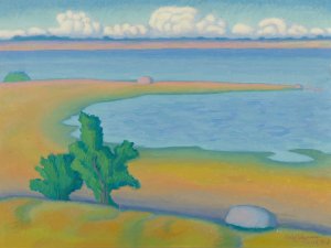 Promontory Oland by Helge Johansson Oil Painting