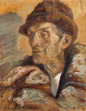 Farmer from Nordingra by Helmer Osslund Oil Painting