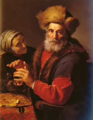 An Allegory of Winter painting by Hendrick Bloemaert