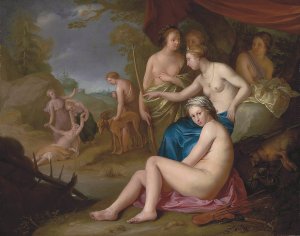 Diana And Callisto by Hendrick Bloemaert Oil Painting
