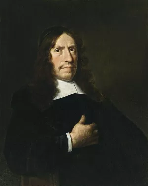 Portrait of a Cleric by Hendrick Cornelisz Van Vliet Oil Painting