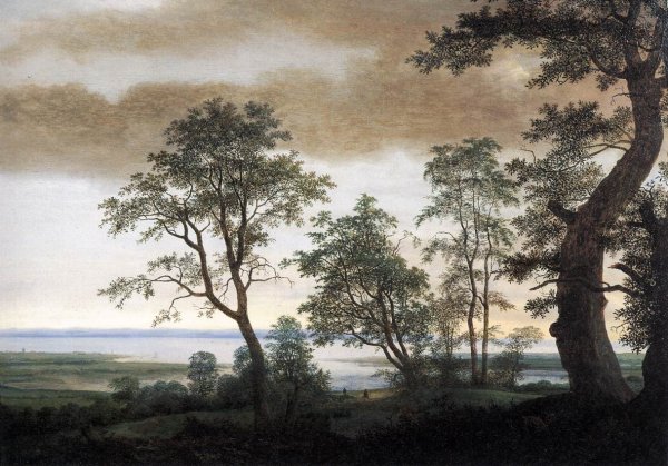 Landscape with Estuary by Hendrick Cornelisz Vroom - Hand-Painted Oil Painting Reproduction