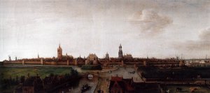 View of Delft from the Southwest Oil painting by Hendrick Cornelisz Vroom