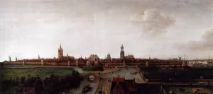 View of Delft from the Southwest painting by Hendrick Cornelisz Vroom