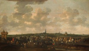 Departure of Spanish Occupation Troops from Breda, October 10, 1637 by Hendrick De Meijer Oil Painting