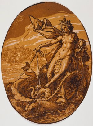Amphitrite by Hendrick Goltzius Oil Painting