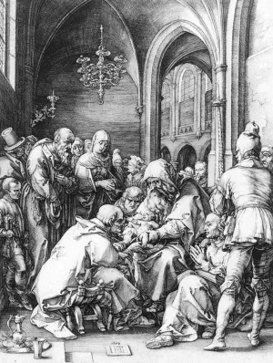 Circumcision in the Church of St Bavo at Haarlem by Hendrick Goltzius Oil Painting