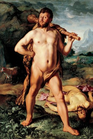 Hercules and Cacus by Hendrick Goltzius Oil Painting