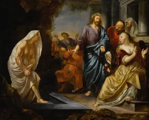 The Raising Of Lazarus by Hendrick Heerschop The Raising Of Lazarus by Hendrick Heerschop Oil Painting