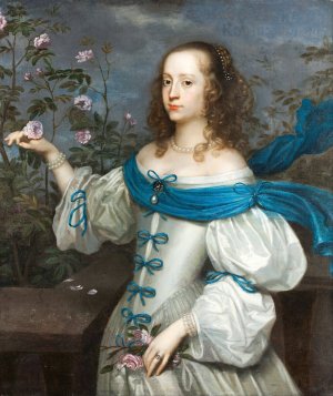 Beata Elisabeth von KOnigsmarck by Hendrick Munnichhoven Oil Painting