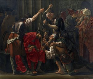 Christ Crowned with Thorns by Hendrick Ter Brugghen Oil Painting