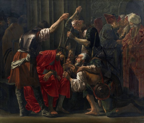 Main Product Photo of Christ Crowned with Thorns  Painting by Hendrick Ter Brugghen