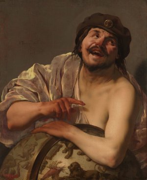 Democritus by Hendrick Ter Brugghen Oil Painting