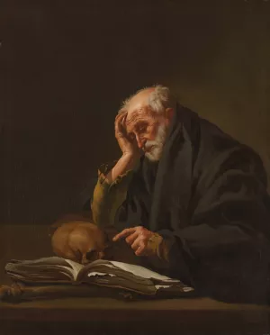 Saint Jerome by Hendrick Ter Brugghen Oil Painting