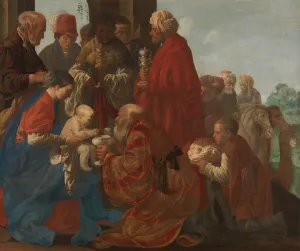 The Adoration of the Kings by Hendrick Ter Brugghen Oil Painting