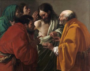 The Incredulity of Thomas by Hendrick Ter Brugghen Oil Painting