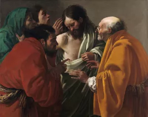 The Incredulity of Thomas by Hendrick Ter Brugghen Oil Painting